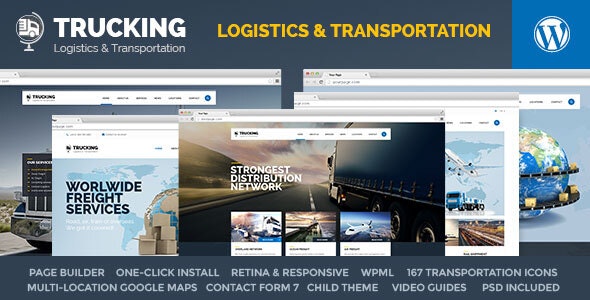giao diện website công ty vận tải