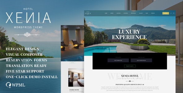 mẫu website resort